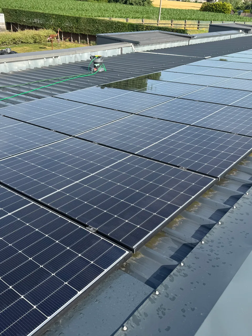 plusieurs panneaux photovoltaïques