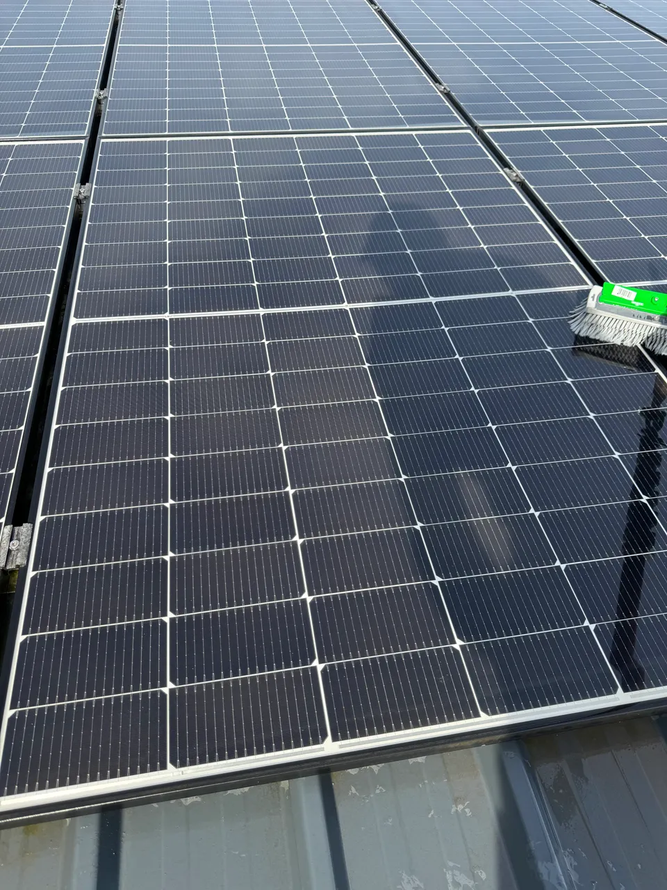 panneau photovoltaïque propre