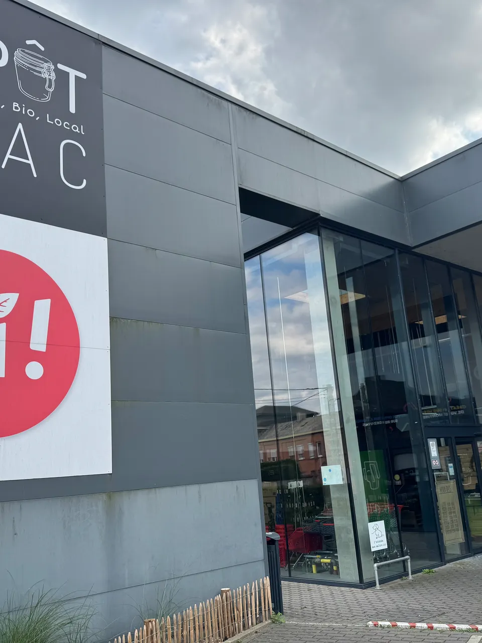 facade du magasin dépôt vrac 