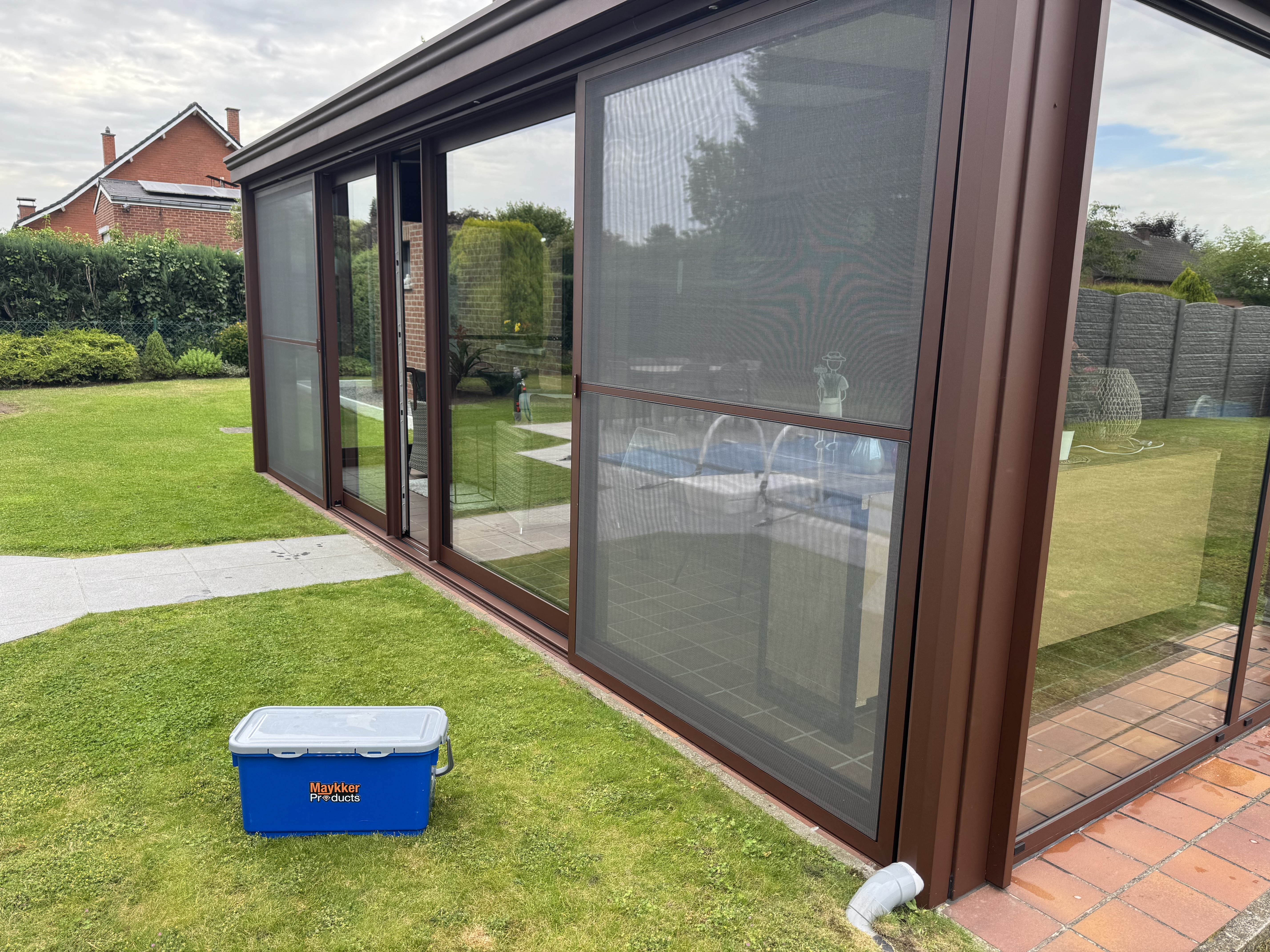 Nettoyage de veranda, vitres et toiture vitree par My Clean Glass dans le Hainaut
